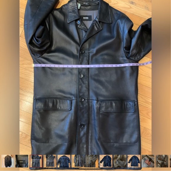 Mens Hugo Boss Amazing Quality Leather Jacket - Picture 5 of 5
